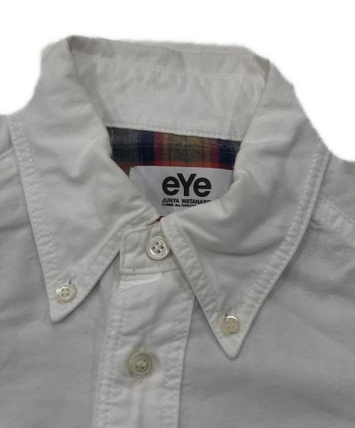 eYe COMME des GARCONS JUNYAWATANABE MAN（アイ コム デ ギャルソン ジュンヤ ワタナベ マン）eYe COMME des GARCONS JUNYAWATANABE MAN (アイ コム デ ギャルソン ジュンヤ ワタナベ マン) 切替ボタンダウンシャツ/ボタンダウンシャツ ホワイト サイズ:Ｓの古着・服飾アイテム