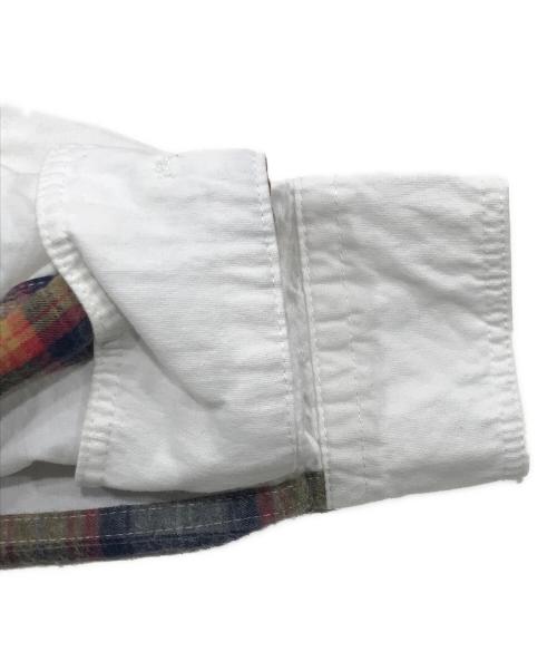 eYe COMME des GARCONS JUNYAWATANABE MAN（アイ コム デ ギャルソン ジュンヤ ワタナベ マン）eYe COMME des GARCONS JUNYAWATANABE MAN (アイ コム デ ギャルソン ジュンヤ ワタナベ マン) 切替ボタンダウンシャツ/ボタンダウンシャツ ホワイト サイズ:Ｓの古着・服飾アイテム