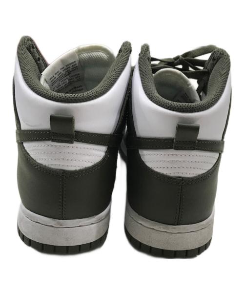 NIKE（ナイキ）NIKE (ナイキ) Dunk High Retro グリーン×ホワイト サイズ:28cmの古着・服飾アイテム