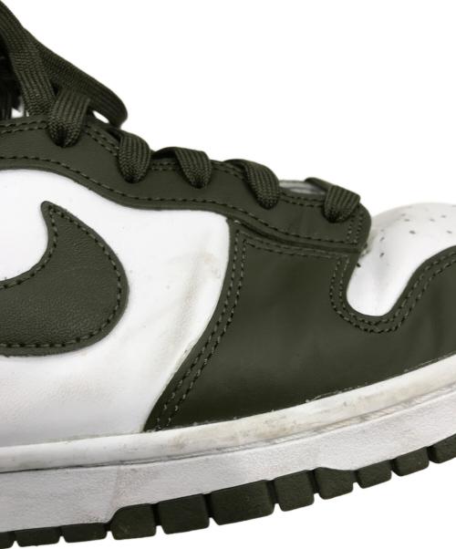 NIKE（ナイキ）NIKE (ナイキ) Dunk High Retro グリーン×ホワイト サイズ:28cmの古着・服飾アイテム