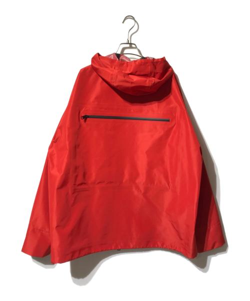 BOTTEGA VENETA（ボッテガベネタ）BOTTEGA VENETA (ボッテガベネタ) ジップアップナイロンフーデットジャケット レッド サイズ:Sの古着・服飾アイテム