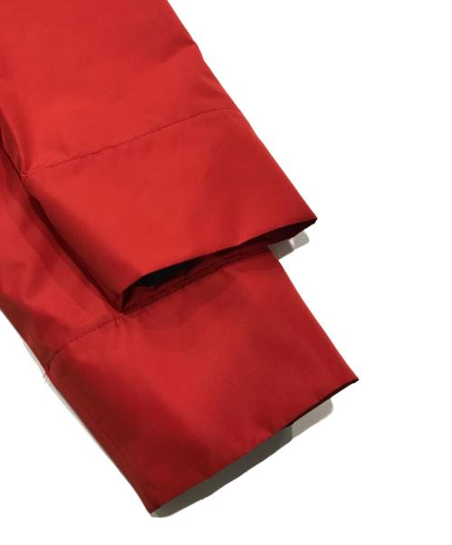 BOTTEGA VENETA（ボッテガベネタ）BOTTEGA VENETA (ボッテガベネタ) ジップアップナイロンフーデットジャケット レッド サイズ:Sの古着・服飾アイテム