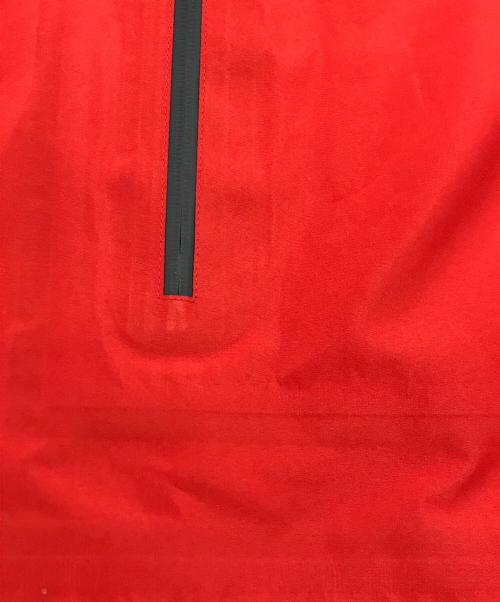 BOTTEGA VENETA（ボッテガベネタ）BOTTEGA VENETA (ボッテガベネタ) ジップアップナイロンフーデットジャケット レッド サイズ:Sの古着・服飾アイテム