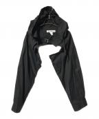 COMME des GARCONS SHIRTコムデギャルソンシャツ）の古着「フーディスリーブシャツ/コットンシャツ」｜ブラック