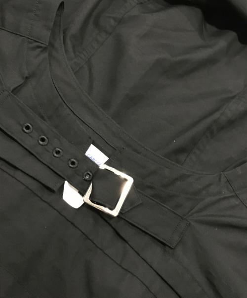 COMME des GARCONS SHIRT（コムデギャルソンシャツ）COMME des GARCONS SHIRT (コムデギャルソンシャツ) フーディスリーブシャツ/コットンシャツ ブラック サイズ:Lの古着・服飾アイテム