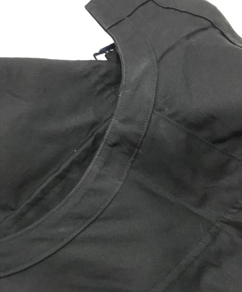 COMME des GARCONS SHIRT（コムデギャルソンシャツ）COMME des GARCONS SHIRT (コムデギャルソンシャツ) フーディスリーブシャツ/コットンシャツ ブラック サイズ:Lの古着・服飾アイテム