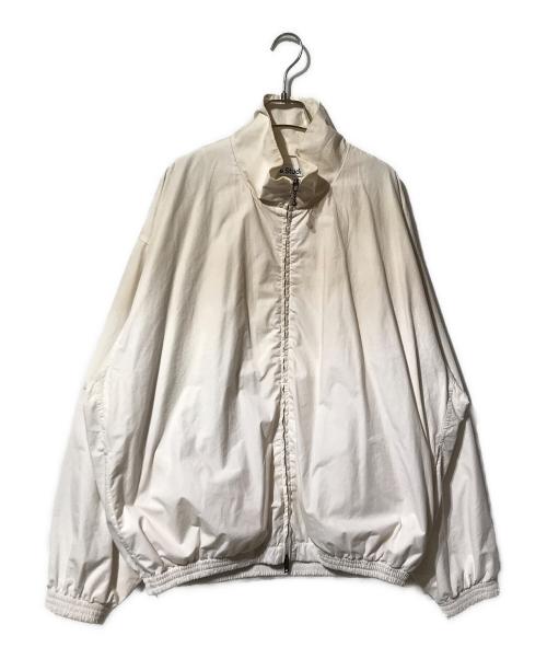 Acne studios（アクネ ストゥディオズ）ACNE STUDIOS (アクネ ストゥディオス) ダスト加工バックロゴジッパーブルゾン アイボリー サイズ:44の古着・服飾アイテム