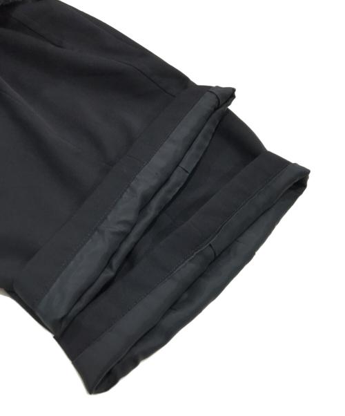 COMME des GARCONS HOMME PLUS（コムデギャルソンオムプリュス）COMME des GARCONS HOMME PLUS (コムデギャルソンオムプリュス) オーバーサイドドッキングコート/ ブラック×ホワイト サイズ:Sの古着・服飾アイテム