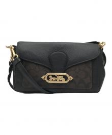 COACH（コーチ）の古着「3way ショルダーバッグ/ミニバッグ」｜ブラック×ブラウン