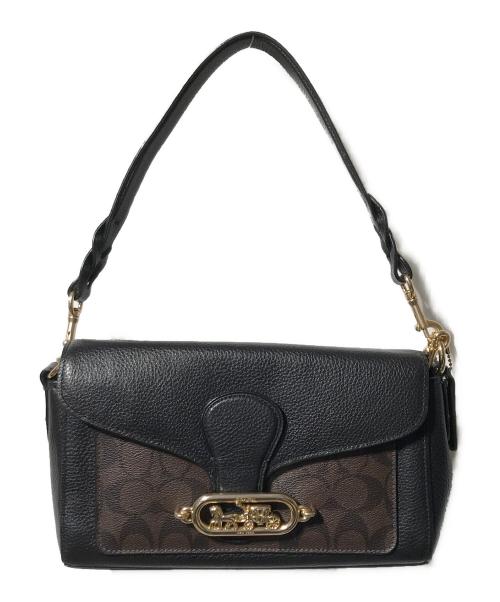 COACH（コーチ）COACH (コーチ) 3way ショルダーバッグ/ミニバッグ ブラック×ブラウンの古着・服飾アイテム