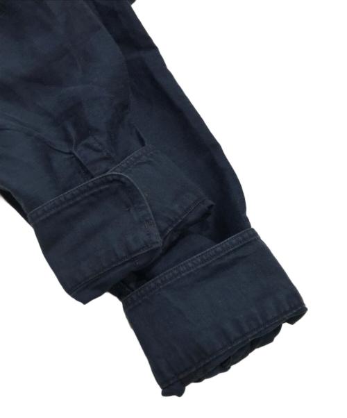 RRL（ダブルアールエル）RRL (ダブルアールエル) リネン混ワークシャツ/ボタンシャツ ネイビー サイズ:Mの古着・服飾アイテム