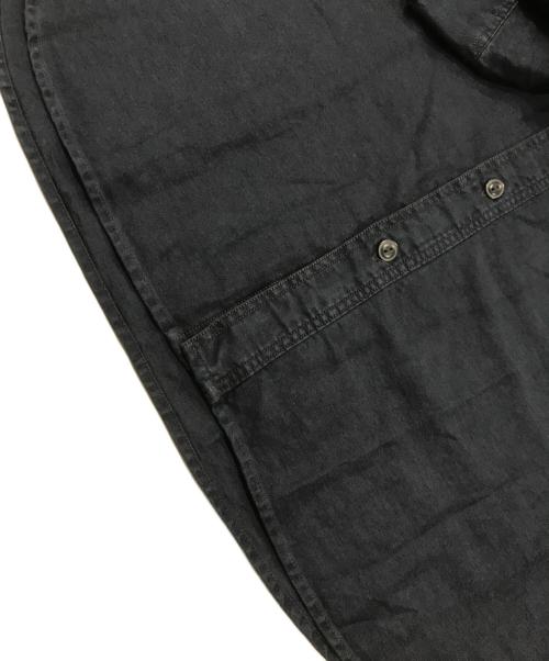 RRL（ダブルアールエル）RRL (ダブルアールエル) リネン混ワークシャツ/ボタンシャツ ネイビー サイズ:Mの古着・服飾アイテム