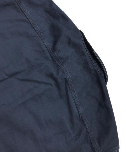 RRL（ダブルアールエル）RRL (ダブルアールエル) リネン混ワークシャツ/ボタンシャツ ネイビー サイズ:Mの古着・服飾アイテム