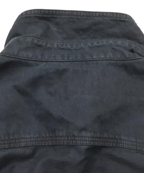 RRL（ダブルアールエル）RRL (ダブルアールエル) リネン混ワークシャツ/ボタンシャツ ネイビー サイズ:Mの古着・服飾アイテム