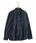 RRL（ダブルアールエル）の古着「リネン混ワークシャツ/ボタンシャツ」｜ネイビー