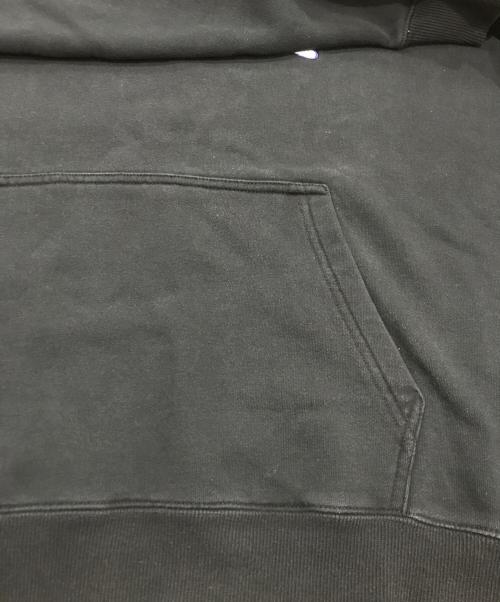 stussy（ステューシー）stussy (ステューシー) フローラルロゴフーディー/ロゴパーカー ブラック サイズ:Mの古着・服飾アイテム