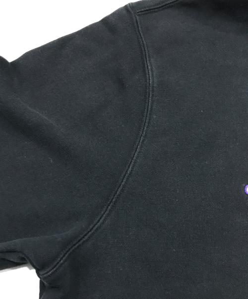 stussy（ステューシー）stussy (ステューシー) フローラルロゴフーディー/ロゴパーカー ブラック サイズ:Mの古着・服飾アイテム