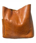 SLOW×BEAMSスロウ×ビームス）の古着「レザートートバッグ」｜ブラウン