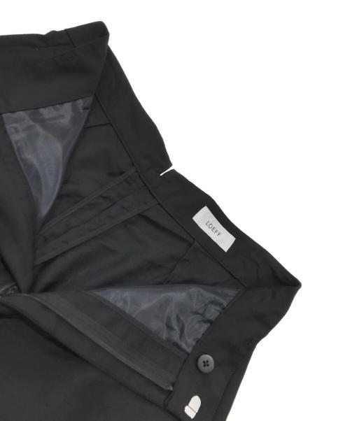 LOEFF（ロエフ）LOEFF (ロエフ) スラックス/ボンタンパンツ ブラック サイズ:1の古着・服飾アイテム