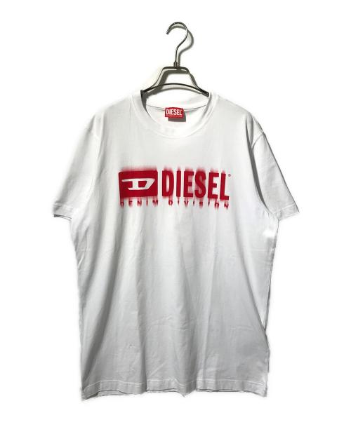 DIESEL（ディーゼル）DIESEL (ディーゼル) T-ADJUST-Q7 ホワイト サイズ:XLの古着・服飾アイテム