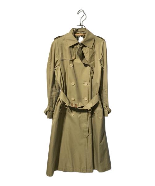 SCYEBASICS（サイベーシックス）SCYEBASICS (サイベーシックス) 先染コットンギャバトレンチコート/ラグランスリーブコート カーキ サイズ:38の古着・服飾アイテム