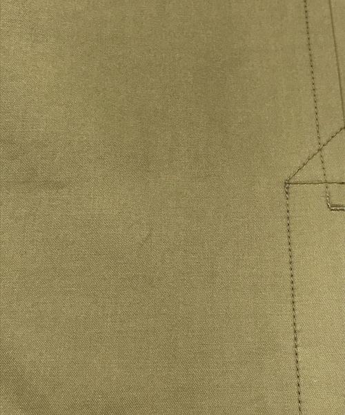 SCYEBASICS（サイベーシックス）SCYEBASICS (サイベーシックス) 先染コットンギャバトレンチコート/ラグランスリーブコート カーキ サイズ:38の古着・服飾アイテム