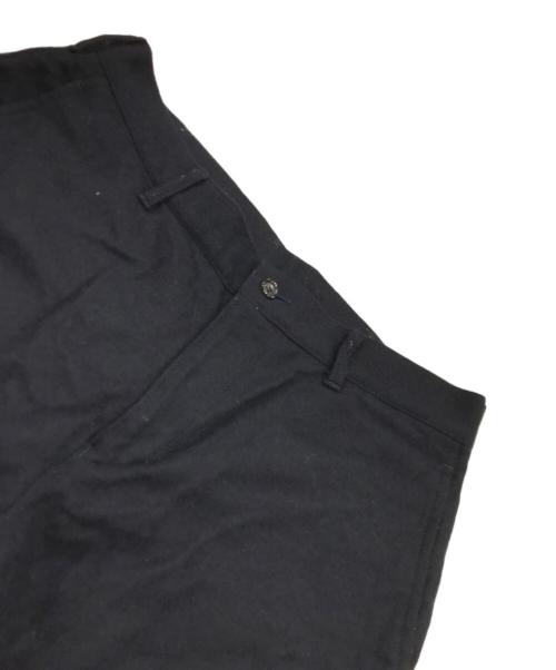 COMME des GARCONS HOMME（コムデギャルソン オム）COMME des GARCONS HOMME (コムデギャルソン オム) ジップデザインウールパンツ ネイビー サイズ:Mの古着・服飾アイテム