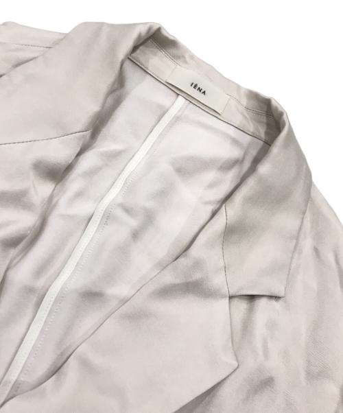 IENA（イエナ）IENA (イエナ) ソフトジャケット/サテン生地ジャケット ベージュ サイズ:38の古着・服飾アイテム