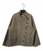 LEMAIREルメール）の古着「ショート丈ブルゾン/ウール混ブルゾン」｜ブラウン