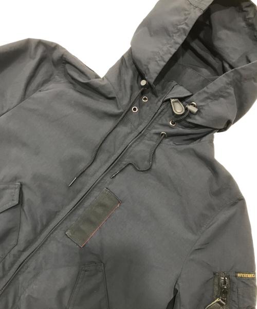 Hysteric Glamour（ヒステリックグラマー）Hysteric Glamour (ヒステリックグラマー) ナイロンフーデッドジャケット/ジップジャケット ネイビー サイズ:Ｓの古着・服飾アイテム