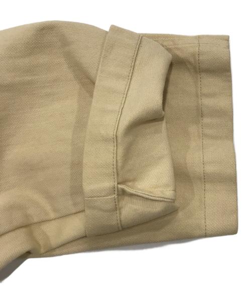 POLO RALPH LAUREN（ポロ・ラルフローレン）POLO RALPH LAUREN (ポロ・ラルフローレン) コットンワークコート/比翼コート ベージュ サイズ:Ｌの古着・服飾アイテム