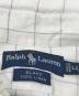 中古・古着 RALPH LAUREN (ラルフローレン) 格子チェック リネンボタンダウンシャツ/長袖シャツ ホワイト サイズ:ＬＬ：9000円