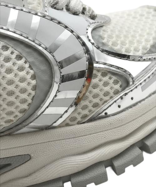 DIESEL（ディーゼル）DIESEL (ディーゼル) ローカットスニーカー/メッシュスニーカー ホワイト×グレー サイズ:24cm 未使用品の古着・服飾アイテム