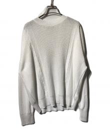 OUR LEGACY（アワーレガシー）の古着「SMOOTH CABLE ROUNDNECK」｜ホワイト