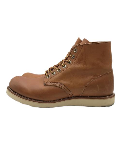 RED WING（レッドウィング）RED WING (レッドウィング) 6インチクラシックラウンド ブーツ/ワークブーツ ブラウン サイズ:27cmの古着・服飾アイテム