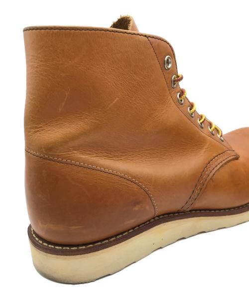 RED WING（レッドウィング）RED WING (レッドウィング) 6インチクラシックラウンド ブーツ/ワークブーツ ブラウン サイズ:27cmの古着・服飾アイテム