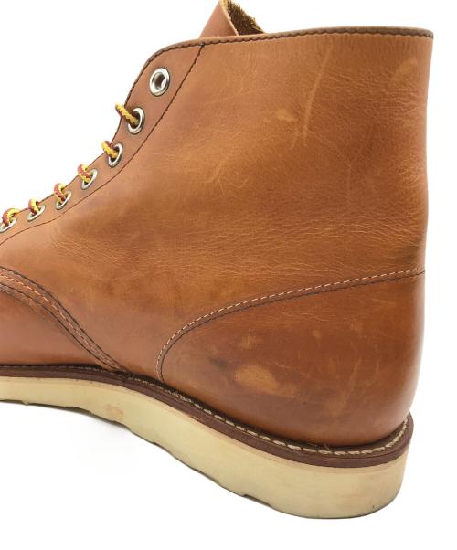 RED WING（レッドウィング）RED WING (レッドウィング) 6インチクラシックラウンド ブーツ/ワークブーツ ブラウン サイズ:27cmの古着・服飾アイテム
