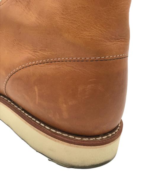 RED WING（レッドウィング）RED WING (レッドウィング) 6インチクラシックラウンド ブーツ/ワークブーツ ブラウン サイズ:27cmの古着・服飾アイテム