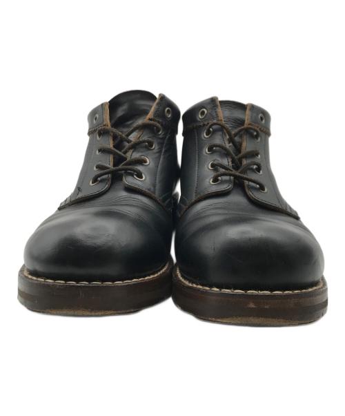 ROLLING DUB TRIO（ローリングダブトリオ）ROLLING DUB TRIO (ローリングダブトリオ) コペン レザー ワークブーツ/ミドルブーツ ブラック（BLACK CHROMEXCEL） サイズ:9の古着・服飾アイテム
