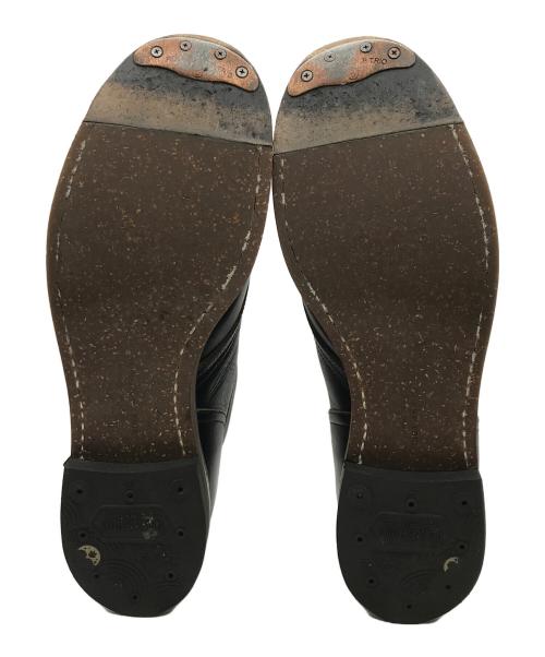 ROLLING DUB TRIO（ローリングダブトリオ）ROLLING DUB TRIO (ローリングダブトリオ) コペン レザー ワークブーツ/ミドルブーツ ブラック（BLACK CHROMEXCEL） サイズ:9の古着・服飾アイテム