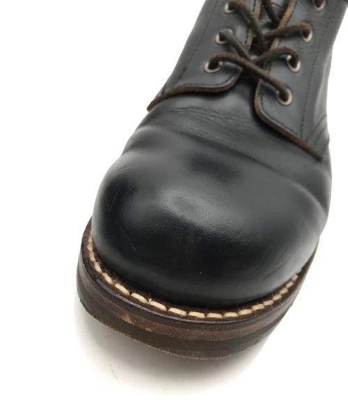 ROLLING DUB TRIO（ローリングダブトリオ）ROLLING DUB TRIO (ローリングダブトリオ) コペン レザー ワークブーツ/ミドルブーツ ブラック（BLACK CHROMEXCEL） サイズ:9の古着・服飾アイテム