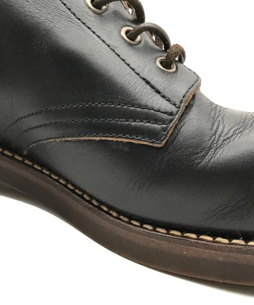 ROLLING DUB TRIO（ローリングダブトリオ）ROLLING DUB TRIO (ローリングダブトリオ) コペン レザー ワークブーツ/ミドルブーツ ブラック（BLACK CHROMEXCEL） サイズ:9の古着・服飾アイテム