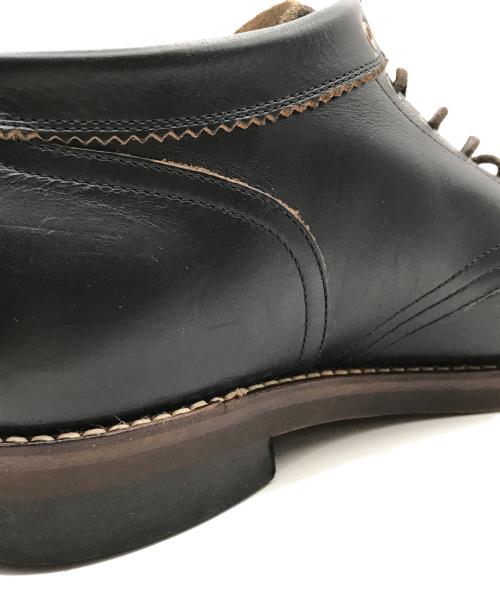 ROLLING DUB TRIO（ローリングダブトリオ）ROLLING DUB TRIO (ローリングダブトリオ) コペン レザー ワークブーツ/ミドルブーツ ブラック（BLACK CHROMEXCEL） サイズ:9の古着・服飾アイテム