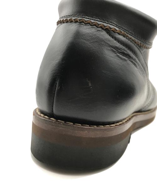 ROLLING DUB TRIO（ローリングダブトリオ）ROLLING DUB TRIO (ローリングダブトリオ) コペン レザー ワークブーツ/ミドルブーツ ブラック（BLACK CHROMEXCEL） サイズ:9の古着・服飾アイテム