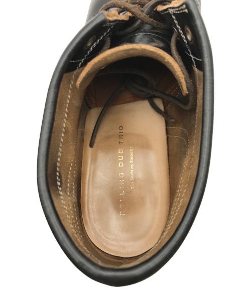 ROLLING DUB TRIO（ローリングダブトリオ）ROLLING DUB TRIO (ローリングダブトリオ) コペン レザー ワークブーツ/ミドルブーツ ブラック（BLACK CHROMEXCEL） サイズ:9の古着・服飾アイテム