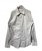 ARMANI COLLEZIONIアルマーニ コレツィオーニ）の古着「シェルボタンシャツ/長袖シャツ」｜グレー