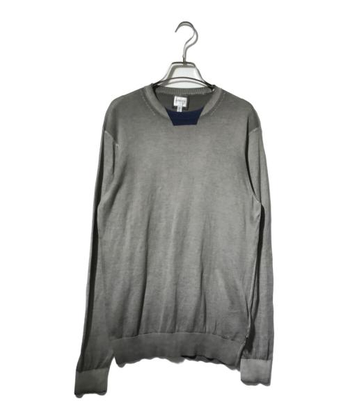 ARMANI COLLEZIONI（アルマーニ コレツィオーニ）ARMANI COLLEZIONI (アルマーニ コレツィオーニ) グラデーションニット/長袖ニット グレー サイズ:52の古着・服飾アイテム