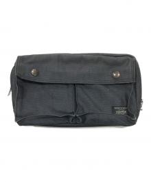 PORTER（ポーター）の古着「スモーキーウエストバッグ/ショルダーバッグ」｜ブラック