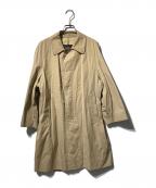 Burberry'sバーバリー）の古着「裏ノヴァチェックステンカラーコート」｜ベージュ