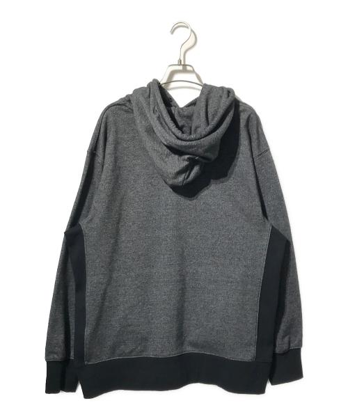 NAGNA（ナンガ）NAGNA (ナンガ) ECO HYBRID MINI BOX LOGO EMBROIDERY SWEAT HOODIE ブラック サイズ:Lの古着・服飾アイテム
